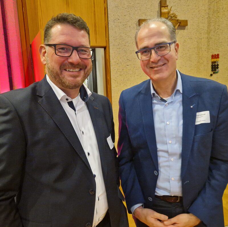 SWD-Vertriebsleiter Ingo Vosen (links) und Bernd Kneuel, Geschäftsführer der Konzepta GmbH.