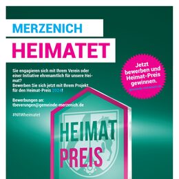 Plakat Heimatpreis Merzenich 2024