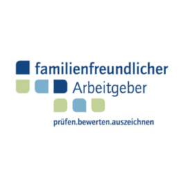 Logo familienfreundlicher arbeitgeber. prüfen.bewerten.auszeichnen