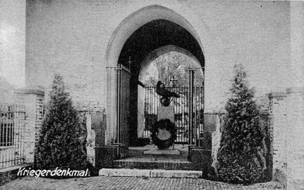 Die Gedenkstätte. Foto 1937