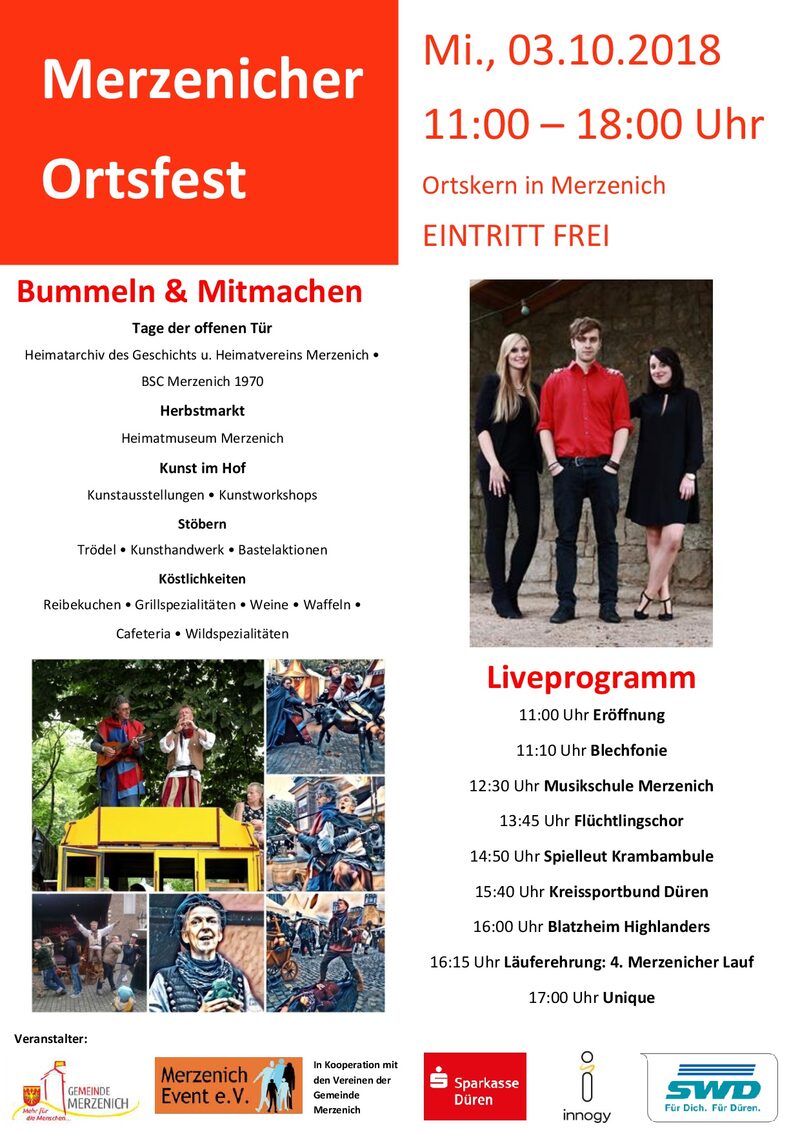 Plakat Ortsfest
